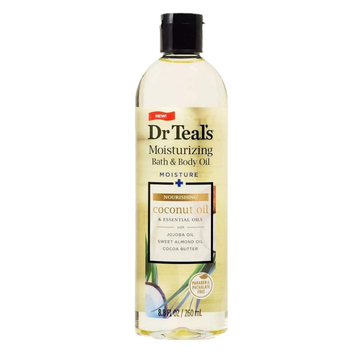 Dr. Teals Badeöl Geschenkset (3er-Pack, 8,8 oz) – Eukalyptus, Sheabutter & Kokosnussöl – Ätherische Öle für Hautpflege und Stressabbau