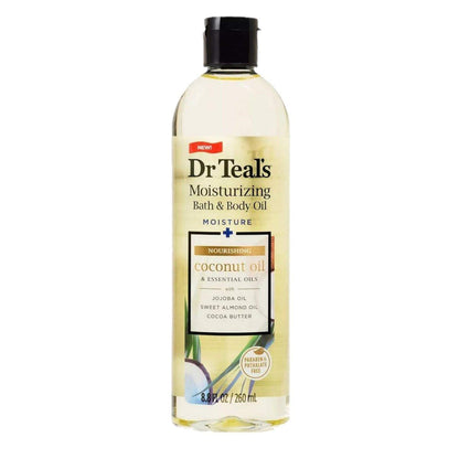 Dr. Teals Badeöl Geschenkset (3er-Pack, 8,8 oz) – Eukalyptus, Sheabutter & Kokosnussöl – Ätherische Öle für Hautpflege und Stressabbau