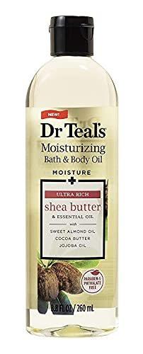 Dr. Teals Badeöl Geschenkset (3er-Pack, 8,8 oz) – Eukalyptus, Sheabutter & Kokosnussöl – Ätherische Öle für Hautpflege und Stressabbau