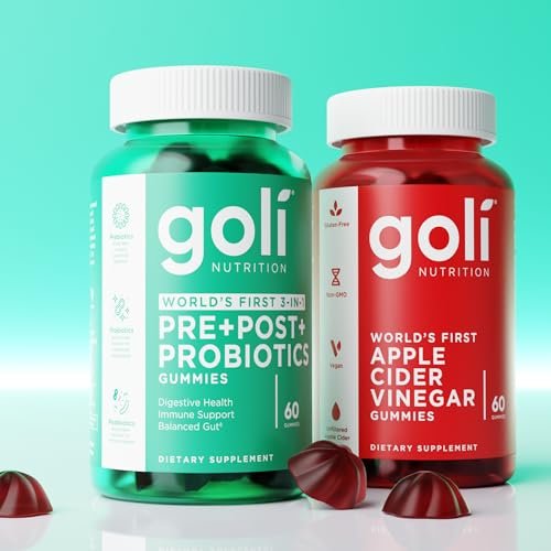 Goli Pre Pro Postbiotische Gummis – Weltweit erste 3-in-1-Formel mit DE111 Probiotika, XOS Präbiotika, MCC1849 Postbiotika – Vegan, Non-GMO, Glutenfrei
