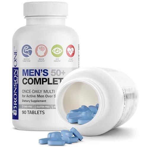 Bronson ONE Daily Men's 50+ Complete Multivitamin Multimineral, 90 Tabletten