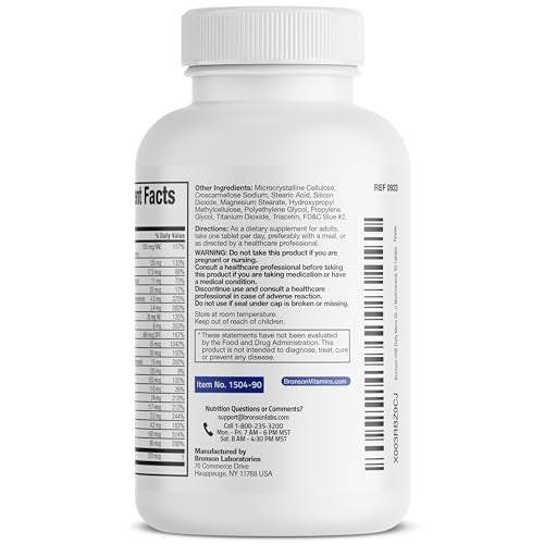 Bronson ONE Daily Men's 50+ Complete Multivitamin Multimineral, 90 Tabletten