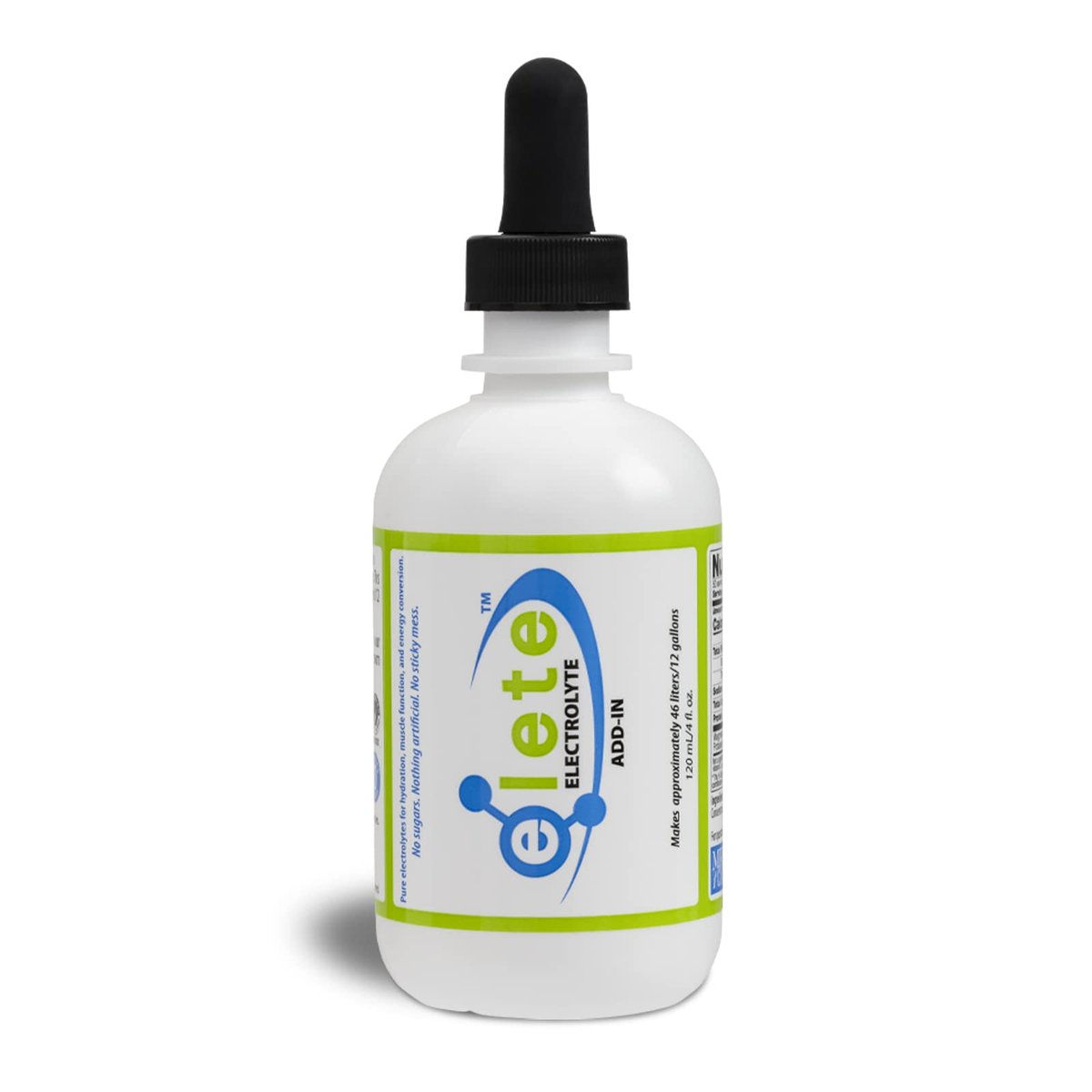 Elete Electrolyt-Tropfen | Natrium, Magnesium, Kalium & Spurenelemente | Ungesüßt, natürlich | Gegen Muskelkrämpfe | 118 ml