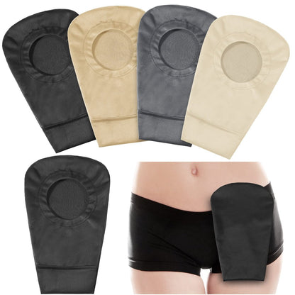 Sherr 4-teilige Stomiebeutel-Abdeckung – Colostomy-Beutel-Abdeckungen mit Geruchskontrolle, dehnbarer Beutel, waschbarer Beutel-Liner für Damen und Herren, leichter Pflegeschutz, 4 Farben