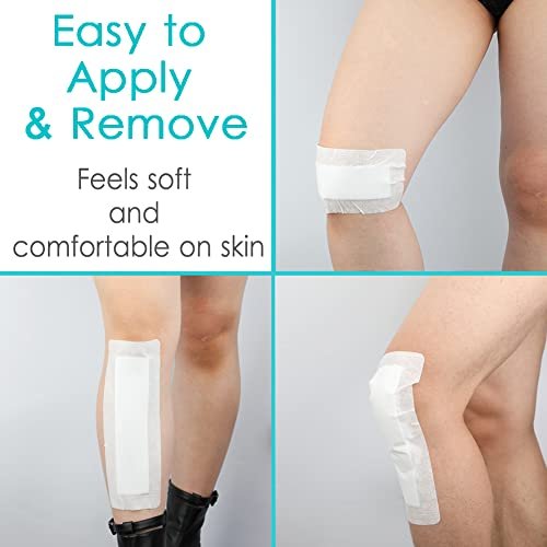 Atmungsaktiver Wundverband für Knie-OP: 4x10 Zoll, 10 Stück – EaseCare