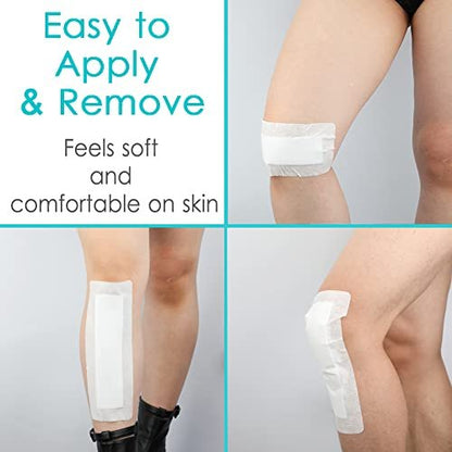 Atmungsaktiver Wundverband für Knie-OP: 4x10 Zoll, 10 Stück – EaseCare