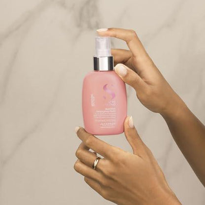 ALFAPARF MILANO Semi di Lino Moisture Nutritive Leave-In Haar-Entwirrspray mit Hitzeschutz – Professioneller entwirrender Conditioner für trockenes Haar – macht weich und verleiht Glanz (125 ml)