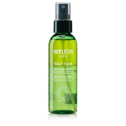Weleda Skin Food Ultra-Light Trockenöl, 100 ml – pflanzliche Pflege mit Vitamin-Ölen und Extrakten aus Stiefmütterchen und Kamille