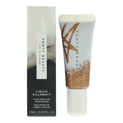 Fenty Beauty by Rihanna Liquid Killawatt Fluid Freestyle Highlighter Honey Hawtie – Flüssiger Highlighter in Bronze-Gold