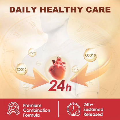 CoQ10 200 mg Weichkapseln mit Vitamin E & Omega 3-6-9 & PQQ - Hochabsorbierendes Coenzym Q10 mit Bioperin | Maximale Antioxidantien | Unterstützt das Herz & die zelluläre Energieproduktion | 120 Portionen