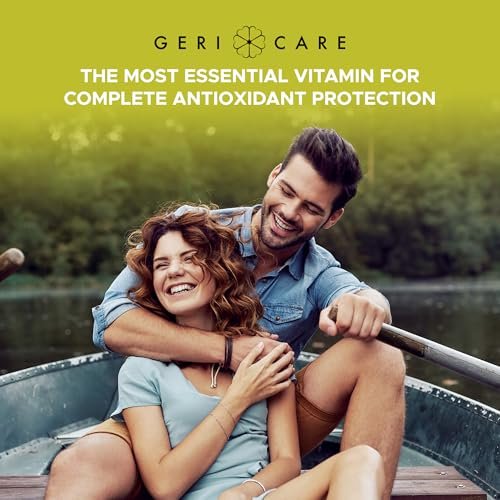 GeriCare Hochdosiertes Vitamin E Kapseln – 100 IE für Haut- und Immununterstützung, 45 mg | 100 Stück | Organisches Vitamin E für Frauen und Männer