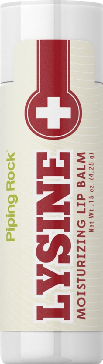 Piping Rock Lysin-Lippenbalsam-Stick | 0,15 oz | Feuchtigkeitsspendende und beruhigende Salbe | Non-GMO, glutenfrei