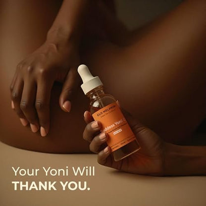 Glo Melanin Yoni Öl-Waschpflege für Frauen – pH-Balance & Feuchtigkeit, 60 ml