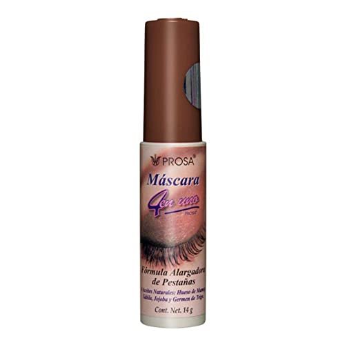 Prosa 4-in-1 Kaffee-Mascara – Braune, wasserfeste Wimperntusche mit verlängernder Formel für empfindliche Augen