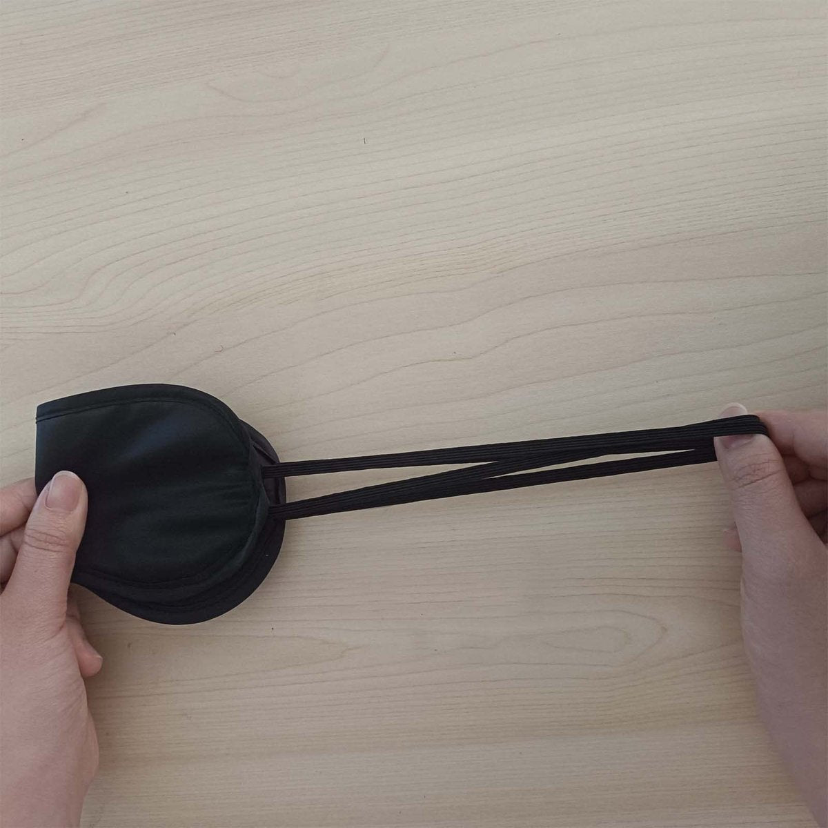 Medsuo 3er-Pack Bequeme Schlafmasken – Leichte Augenmaske für Reisen, Schlaf und Partys (Schwarz)