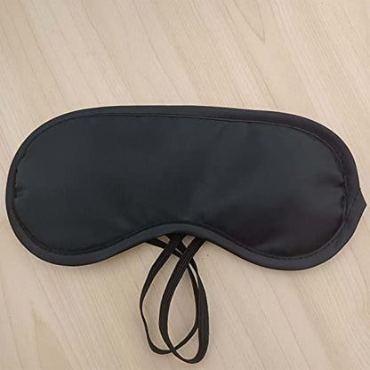 Medsuo 3er-Pack Bequeme Schlafmasken – Leichte Augenmaske für Reisen, Schlaf und Partys (Schwarz)