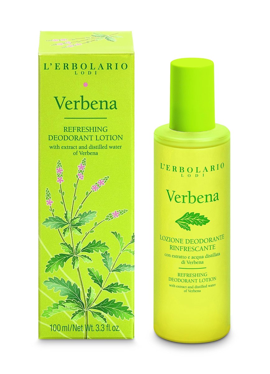 L'Erbolario Verbena Lozione Deodorante Rinfrescante 100 ml – Natürlicher Deodorant ohne Aluminium