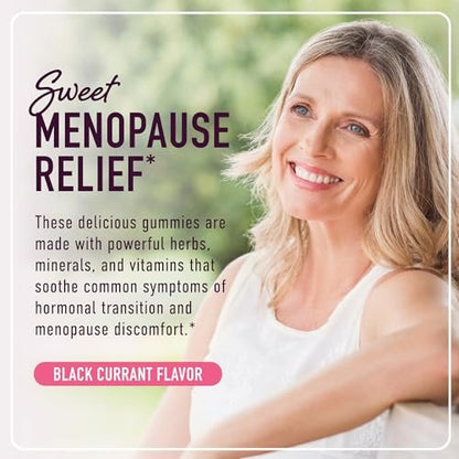SMNutrition Menopause Support Gummis – Hormonbalance, Hitzewallungen, Nachtschweiß, Stimmungsschwankungen & Blähungen – mit Phytoöstrogen Soja, Vitamin D3, PABA, Biotin – Vegetarisch, Glutenfrei – 60 Stück