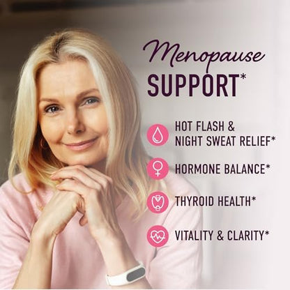 SMNutrition Menopause Support Gummis – Hormonbalance, Hitzewallungen, Nachtschweiß, Stimmungsschwankungen & Blähungen – mit Phytoöstrogen Soja, Vitamin D3, PABA, Biotin – Vegetarisch, Glutenfrei – 60 Stück