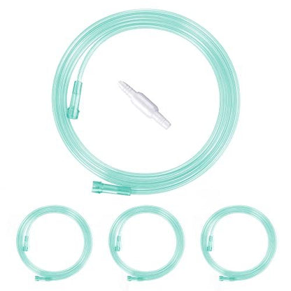 ANSNF 7 Fuß Sauerstoffschlauch, druckfest, hochdurchfluss, 3er-Pack grün, knicksicher mit Verbinder