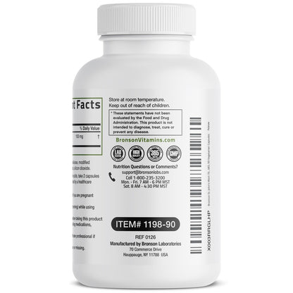 Bronson Johanniskraut 700 mg pro Portion Hypericum Perforatum Unterstützt eine positive Stimmung - Non-GMO, 90 Kapseln