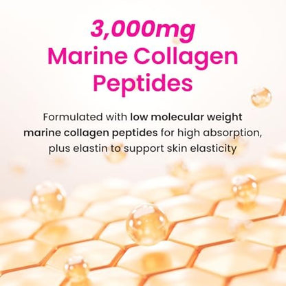 CJwellcare Innerb Glowshot Collagen (300 ml, 6 Portionen) - Meeresflüssigkollagen für Frauen, 3.000 mg Kollagenpeptide, Kollagen-Shots für hohe Absorption, Haar-, Haut- & Nagelergänzung