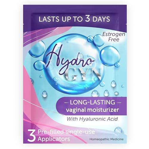 Hydro GYN Vaginalfeuchtigkeitscreme | Lang anhaltend bei vaginaler Trockenheit & Reizung | Hyaluronsäure & Vitamin E | Hormonfreie Intimpflege | Prä- und postmenopausal | 3 Fertigapplikatoren