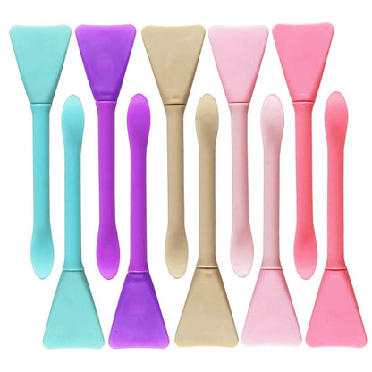 10er-Pack Silikon-Gesichtsmaskenpinsel, Make-up-Spatel, Gesichtsmasken-Applikator, Hautpflege-Spatel, DIY-Werkzeug für Gesichtsbehandlungen