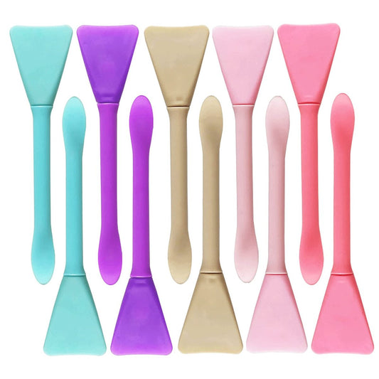 10er-Pack Silikon-Gesichtsmaskenpinsel, Make-up-Spatel, Gesichtsmasken-Applikator, Hautpflege-Spatel, DIY-Werkzeug für Gesichtsbehandlungen