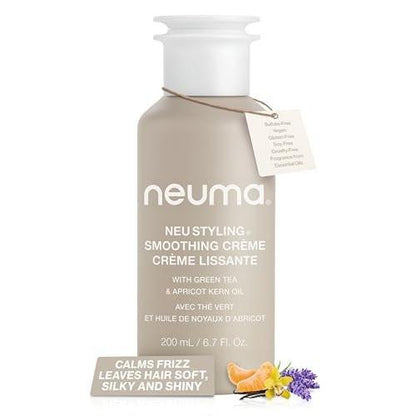NEUMA Neu Styling Smoothing Hair Crème – Leichte Frizz-Kontrolle mit Sheabutter & Aprikosenkernöl für geschmeidiges, glänzendes Haar (200 ml)