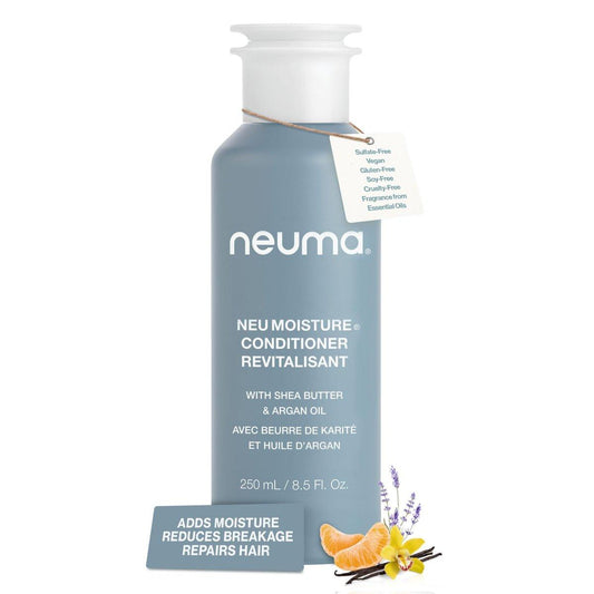 Neuma Neu Sulfatfreier Feuchtigkeitsspendender Conditioner | Feuchtigkeitsconditioner mit Sheabutter & Arganöl | Vegane & farbschonende Formel für trockenes Haar