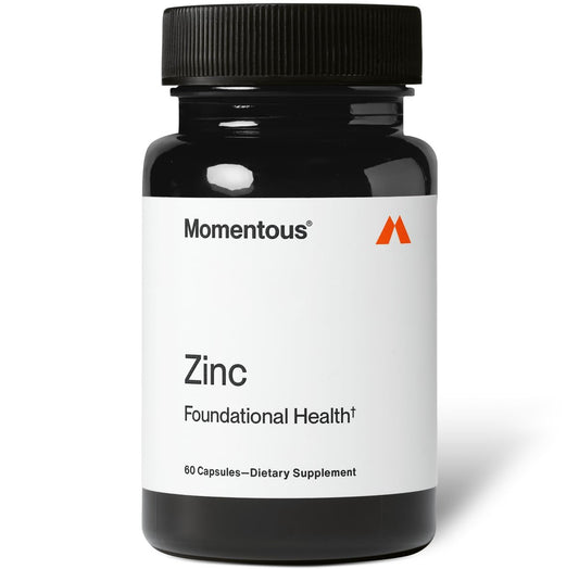 Momentous Zinkpicolinat 15 mg – Immun- & Hormonunterstützung – Bioverfügbares Zinkpräparat – Fördert Gelenkgesundheit & magere Muskelmasse – NSF-zertifiziert für den Sport – Gentechnikfrei & glutenfrei – 60 Portionen