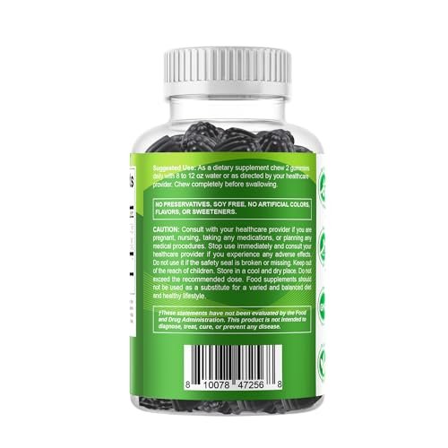 Vitamatic Moringa Gummis – Zuckerfreies botanisches Extrakt – Grünes Superfood – Vegan, Pektin-basiert, Non-GMO – 60 Stück