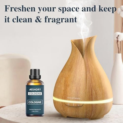 Aeshory Cologne Duftöl 100 ml – Aromatherapie Ätherisches Öl für Diffuser, Massage, Seifen- und Kerzenherstellung – 3,38 Fl Oz