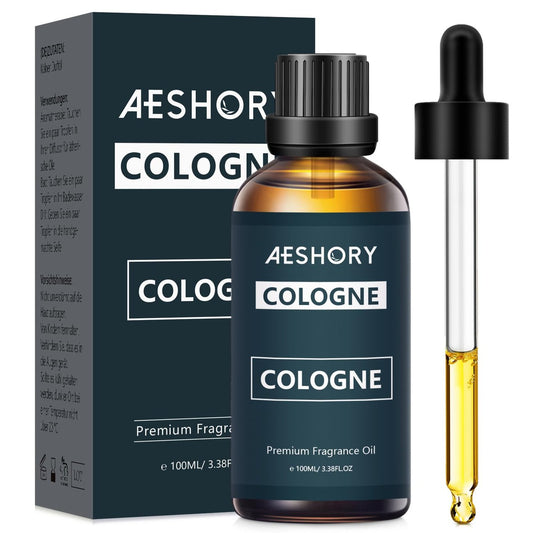 Aeshory Cologne Duftöl 100 ml – Aromatherapie Ätherisches Öl für Diffuser, Massage, Seifen- und Kerzenherstellung – 3,38 Fl Oz