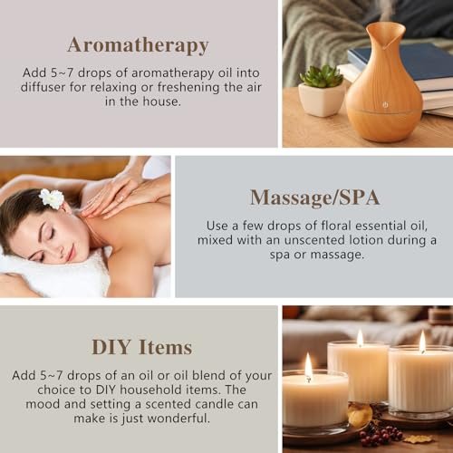 Teakholz Duftöl 3,38 FL.OZ - Aromatherapie Ätherisches Öl für Diffuser, Massage, Seifen- und Kerzenherstellung - 100 ml
