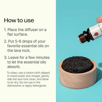 Plant Therapy Lavastein-Passivdiffuser für ätherische Öle – Dekoration für Zuhause, Büro oder Auto