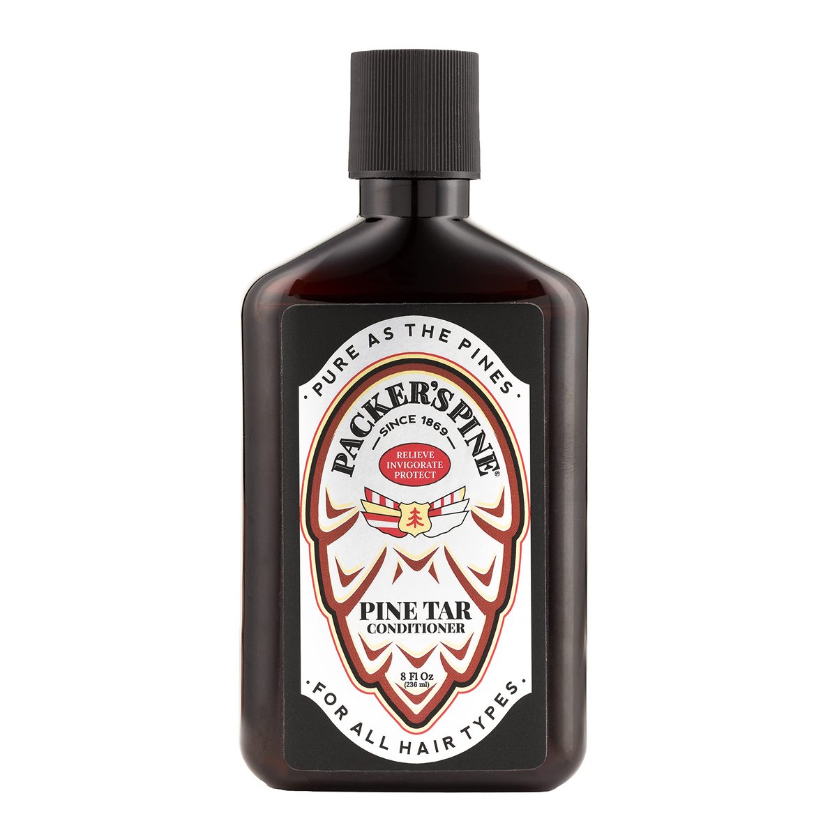 Packer's Pine Teer Conditioner – Natürliche Männerpflege bei Psoriasis mit Kiefernölen, perfekte Ergänzung zum Pine Tar Shampoo, 240 ml