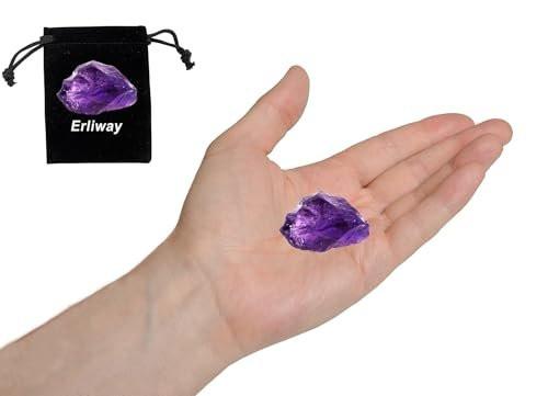 Große rohe Amethystkristalle 1,25-2,0 Zoll – natürliche Heilsteine zum Trommeln, Schleifen, Dekorieren, Wickeln, Wicca & Reiki