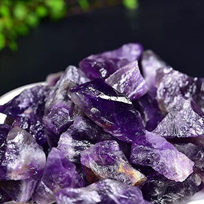 Große rohe Amethystkristalle 1,25-2,0 Zoll – natürliche Heilsteine zum Trommeln, Schleifen, Dekorieren, Wickeln, Wicca & Reiki