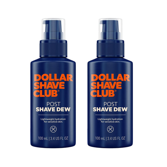 Dollar Shave Club | Post Shave Dew 3,4 Unzen (2er-Pack) | Feuchtigkeitsspendendes Aftershave-Gel für empfindliche Haut