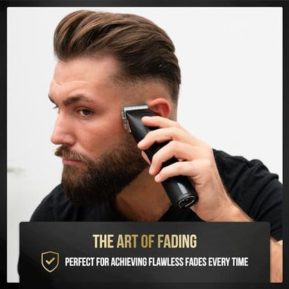 Novah Professional Haarschneider für Männer – Kabelloser Barber Haarschneider, Elektrischer Haarschneider für Herren, Profi Haarset mit Fade-Funktion, Maquina de Cortar Cabello