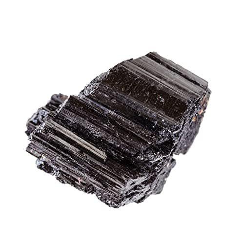 Schwarze Turmalin Rohkristalle, Große 1,25-2,0 Zoll Heilsteine, Natürliche Rohsteine, Kristalle zum Trommeln, Cabochonschleifen, Brunnensteine, Dekoration, Polieren, Drahtwickeln, Wicca und Reiki