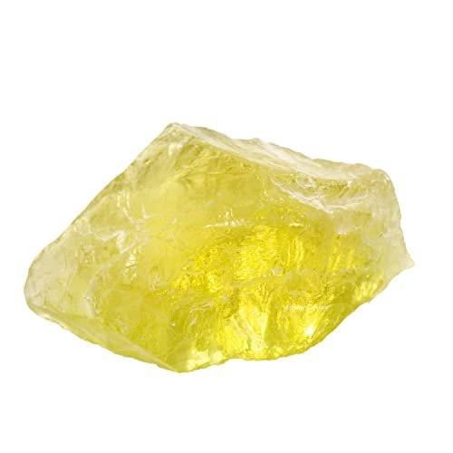 Citrine Rohkristalle, Groß 1,25-2,0" Heilsteine Natürliche Rohsteine Kristall zum Trommeln, Cabochonieren, Brunnensteine, Dekoration, Polieren, Drahtwickeln, Wicca & Reiki