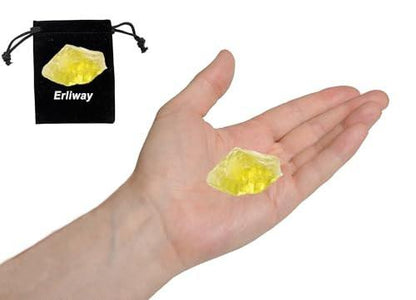 Citrine Rohkristalle, Groß 1,25-2,0" Heilsteine Natürliche Rohsteine Kristall zum Trommeln, Cabochonieren, Brunnensteine, Dekoration, Polieren, Drahtwickeln, Wicca & Reiki