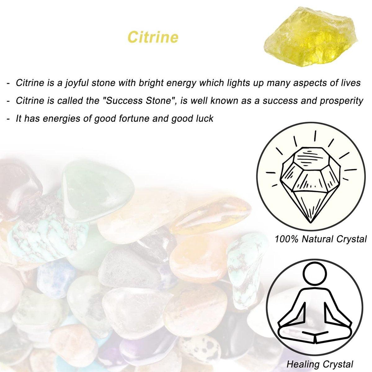 Citrine Rohkristalle, Groß 1,25-2,0" Heilsteine Natürliche Rohsteine Kristall zum Trommeln, Cabochonieren, Brunnensteine, Dekoration, Polieren, Drahtwickeln, Wicca & Reiki