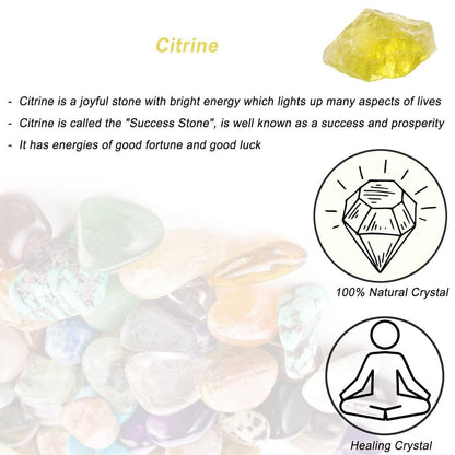 Citrine Rohkristalle, Groß 1,25-2,0" Heilsteine Natürliche Rohsteine Kristall zum Trommeln, Cabochonieren, Brunnensteine, Dekoration, Polieren, Drahtwickeln, Wicca & Reiki