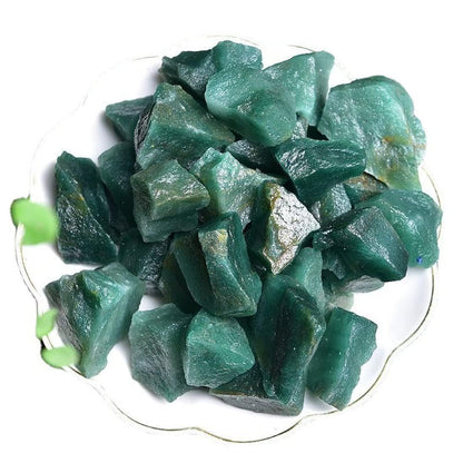 Grüner Aventurin Rohkristalle, Große 1,25-2,0 Zoll Heilsteine, Natürliche Rohsteine zum Trommeln, Cabochonschleifen, Brunnensteine, Dekoration, Polieren, Drahtwickeln, Wicca & Reiki