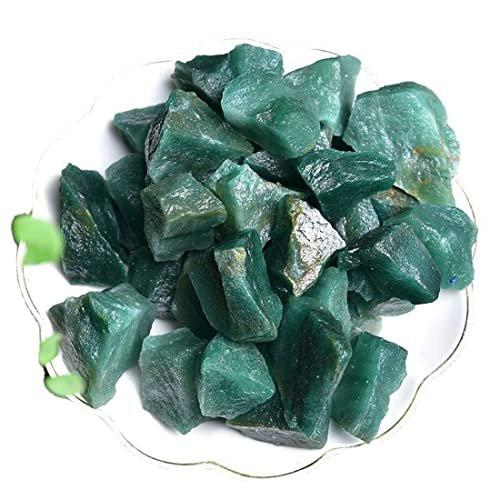 Grüner Aventurin Rohkristalle, Große 1,25-2,0 Zoll Heilsteine, Natürliche Rohsteine zum Trommeln, Cabochonschleifen, Brunnensteine, Dekoration, Polieren, Drahtwickeln, Wicca & Reiki