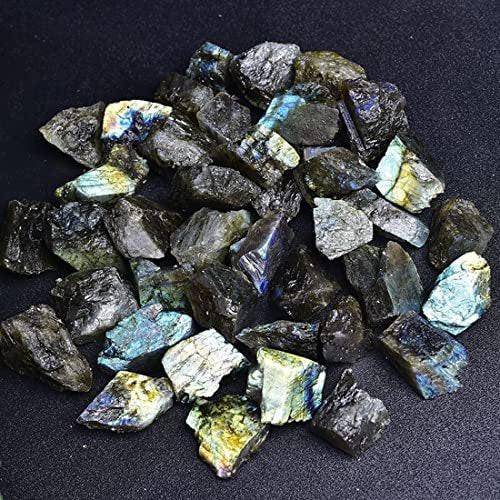 Labradorit Rohkristalle, Große 1,25-2,0" Heilsteine, Natürliche Rohsteine zum Trommeln, Cabochonschleifen, Brunnensteine, Dekoration, Polieren, Drahtwickeln, Wicca & Reiki
